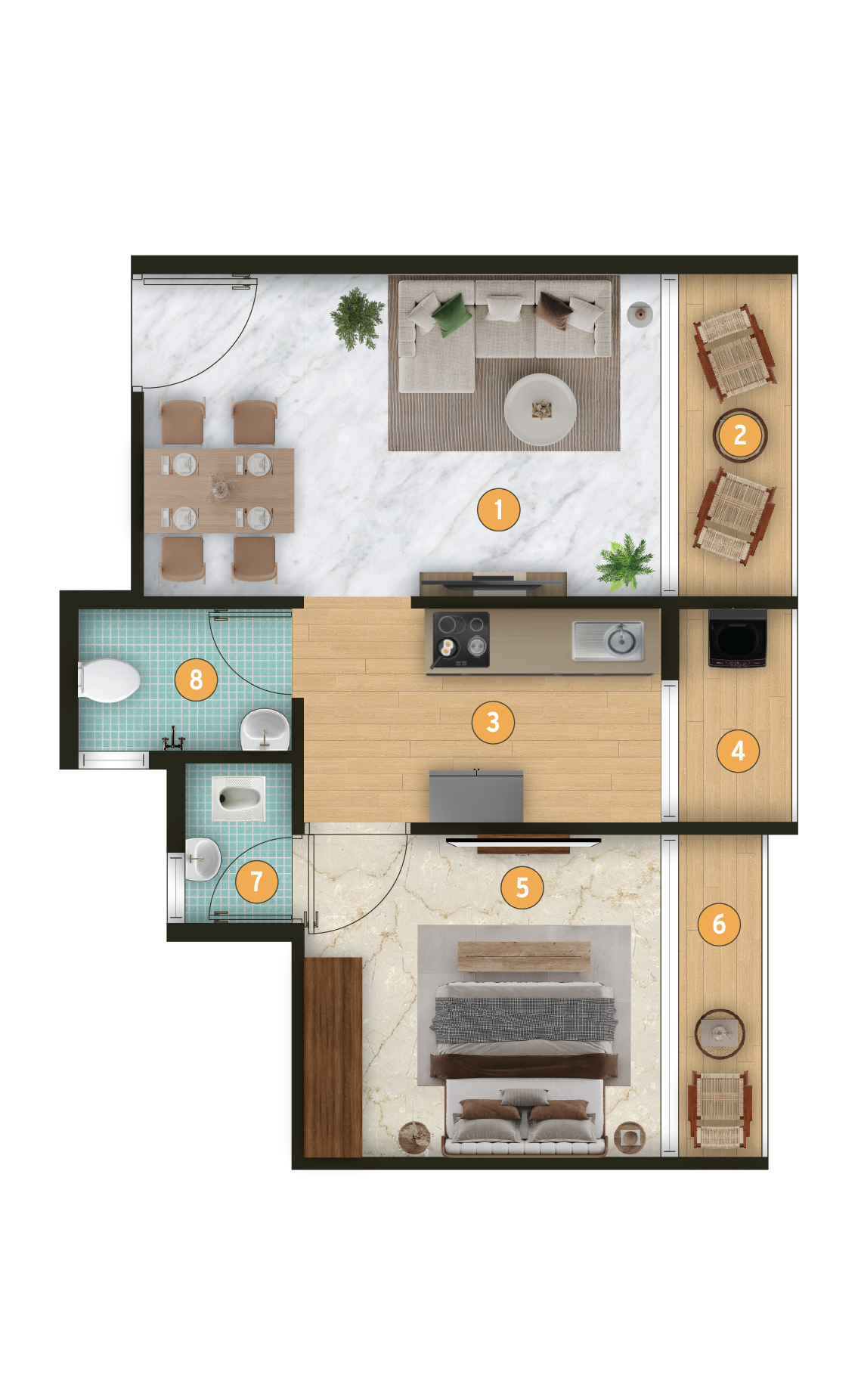 Unit Type 3 Floor Plan