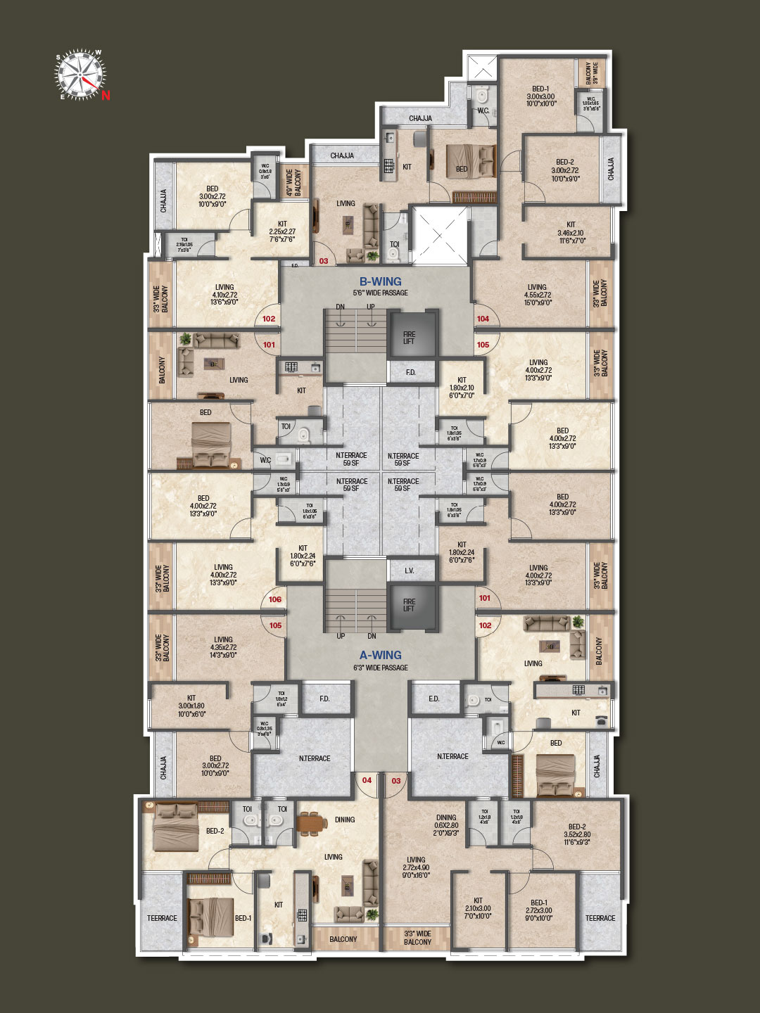 1st Floor Plan